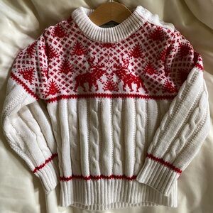 Vintage Toddler Christmas Sweater